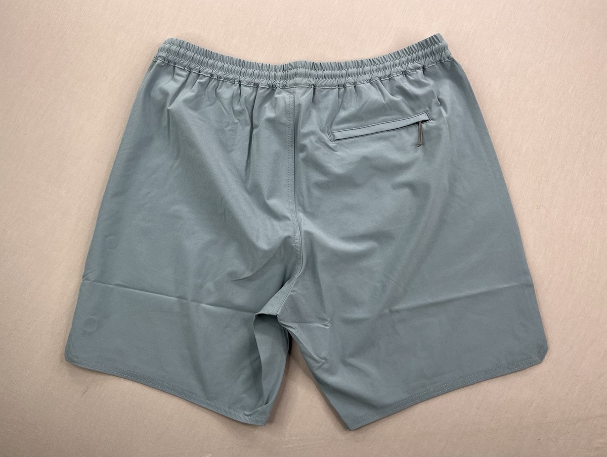 FREE FLY Mens Sz XL ANDROS SHORTS PACIFIC BLUE STRETCH TRUNK