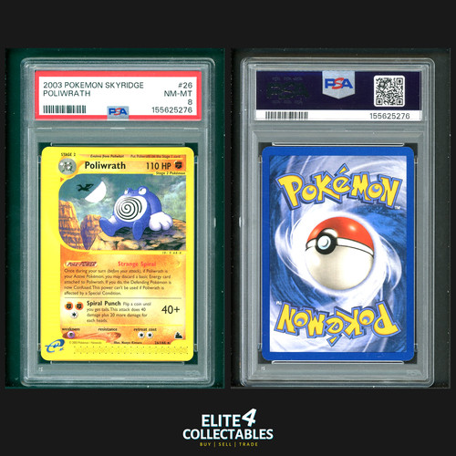Poliwrath graded PSA 8 for sale on eBay