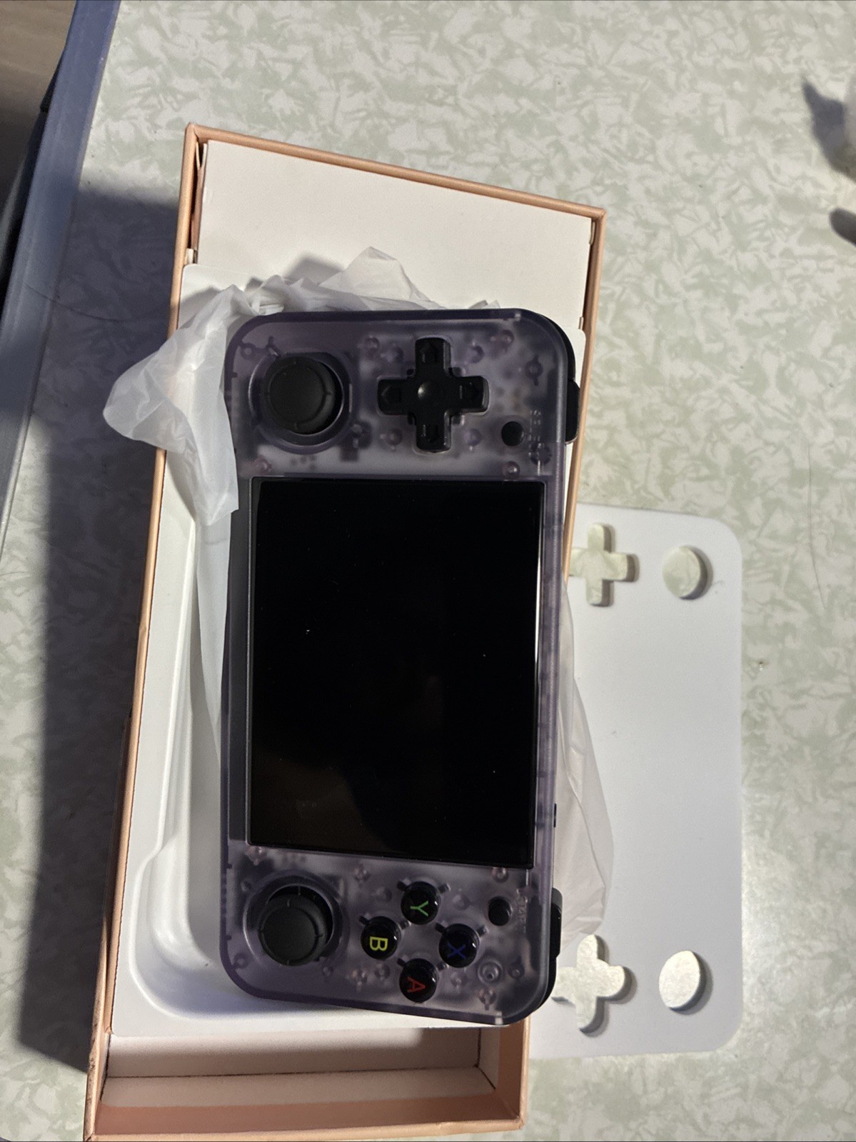 Mint Condition Anbernic RG35XX H Retro Handheld Video Game Console