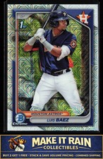 Luis Baez 1st 2024 Bowman Chrome Prospects Mojo Refractor #BCP-66 Houston Astros