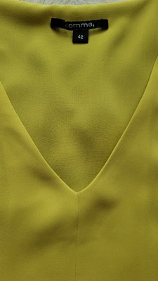 Comma Blusenshirt Gr. 42 senfgelb