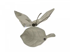 Swarovski Figurine 182920 Butterfly on Leaf 7cm. Excellent Condition