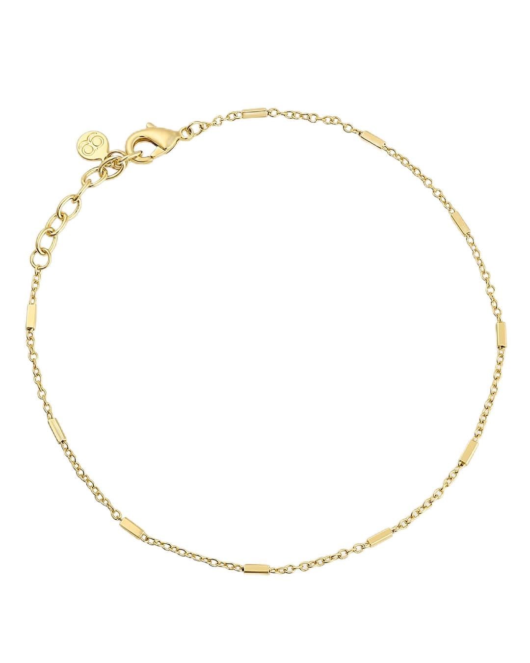 "gorjana - Tatum Anklet 9\" to 10\" - 18k Gold-Plated Finish - Fashion Enthusias..."
