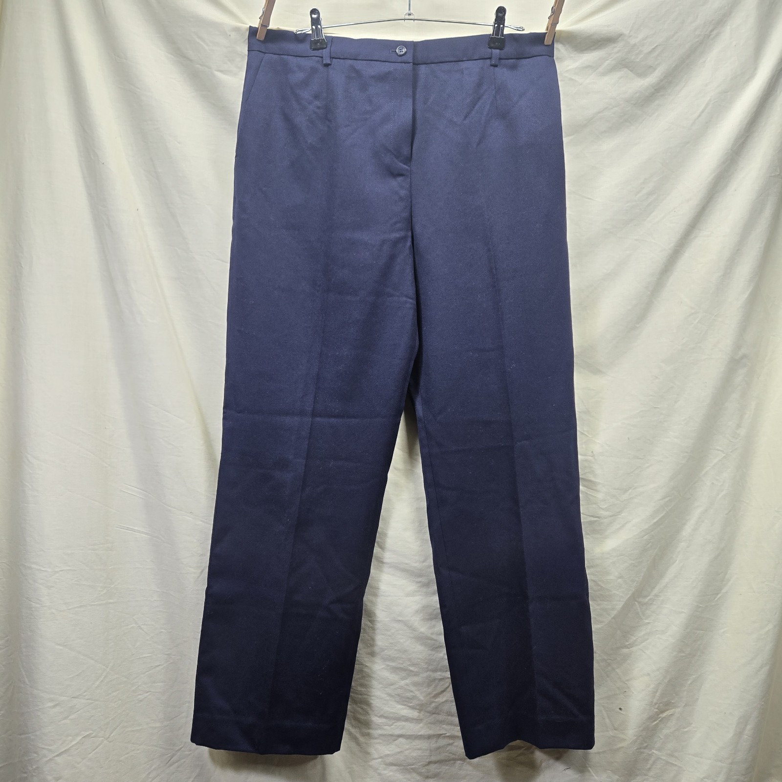 NWT! SRP $169 Pendleton Navy Blue Pants Virgin Wool Women's Size 16 Dress Pants