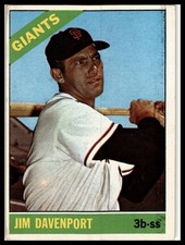 1966 Topps #176 Jim Davenport