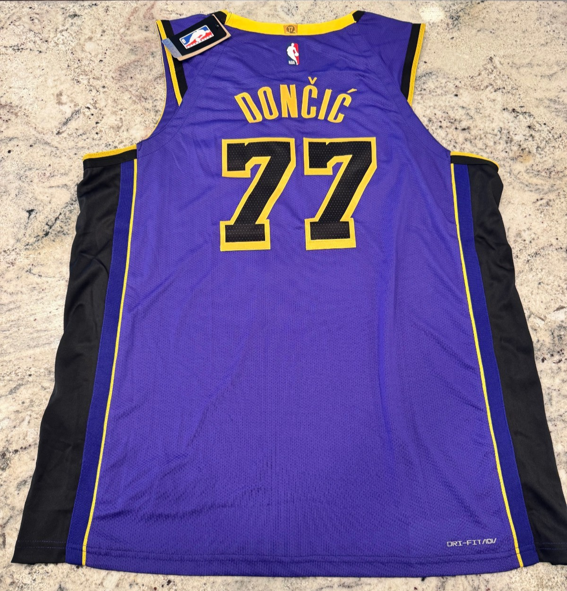 Los Angeles Lakers #77 Luka Doncic Statement Swingman Jersey