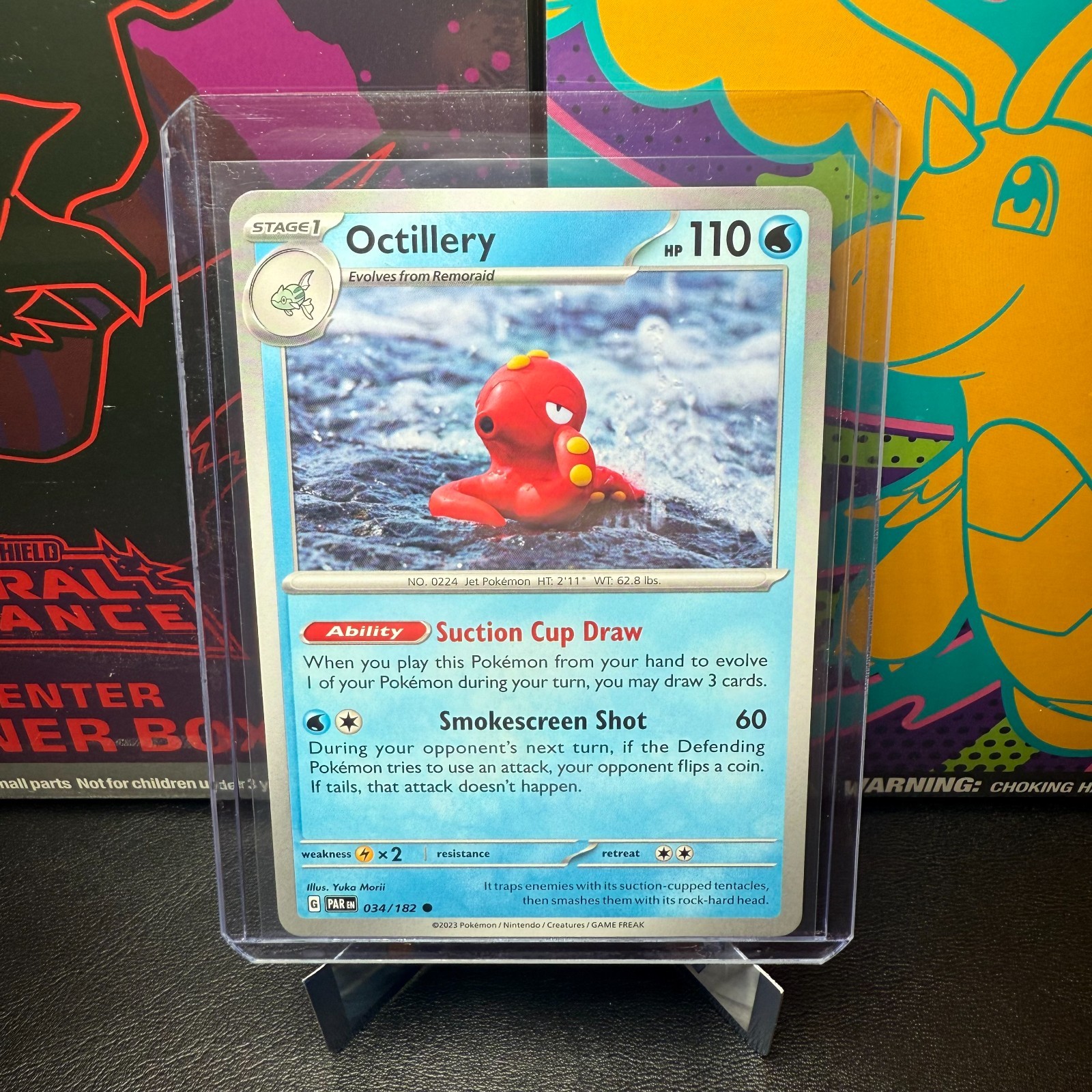 Octillery 34/182 SV: Paradox Rift Common Pokemon (NM) Yuka Morri