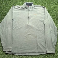 Simms Fleece Pullover Mens XL Gray Sweatshirt Cotton READ