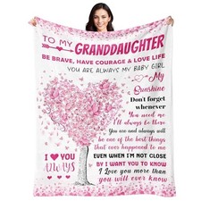 from Grandma Grandpa Grandparents - - Christmas 50"x60" Granddaughter Gifts