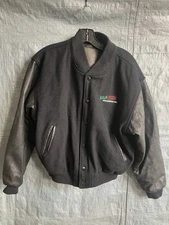 Vintage Golden Bear Leather Wool Varsity Bomber Men’s Jacket S Made In USA