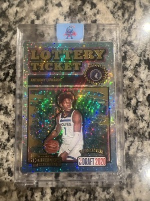 2020-21 Panini Contenders Anthony Edwards Lottery Ticket #11 RC Timberwolves