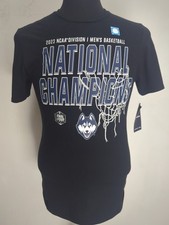 NWT Nike UCONN Huskies Basketball 2023 National Champions Shirt Sz Men's S