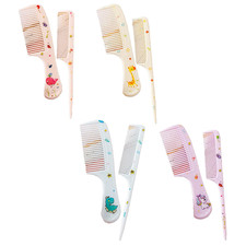 4 Sets of Baby Comb Sets, Cute Comb Sets, Toddler Combs, Mini Comb Mouse Tail Ha