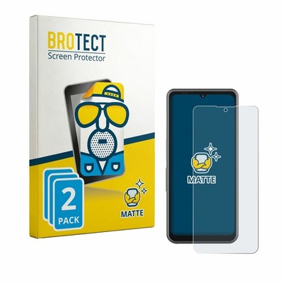 2x Schutzfolie Matt für Sonim XP Pro E Displayschutz Antireflektierend