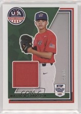 2022 USA Baseball Stars & Stripes Materials Gold 30/99 Matthew Champion 4z8