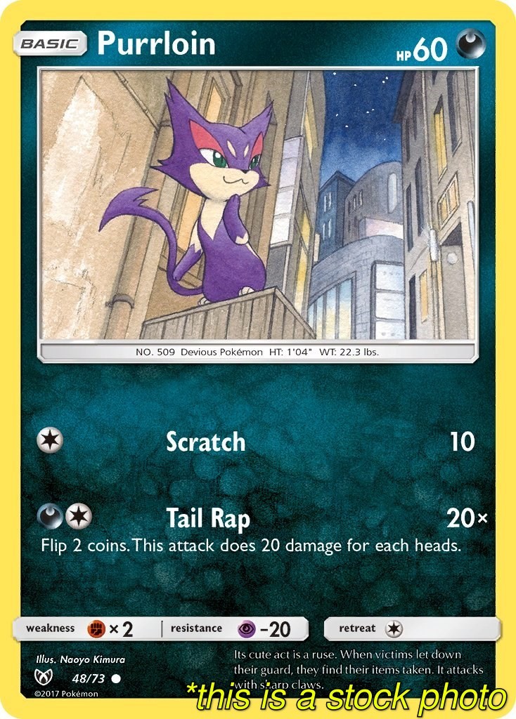 Purrloin Shining Legends[SHL - 48/73] Common Moderately Played