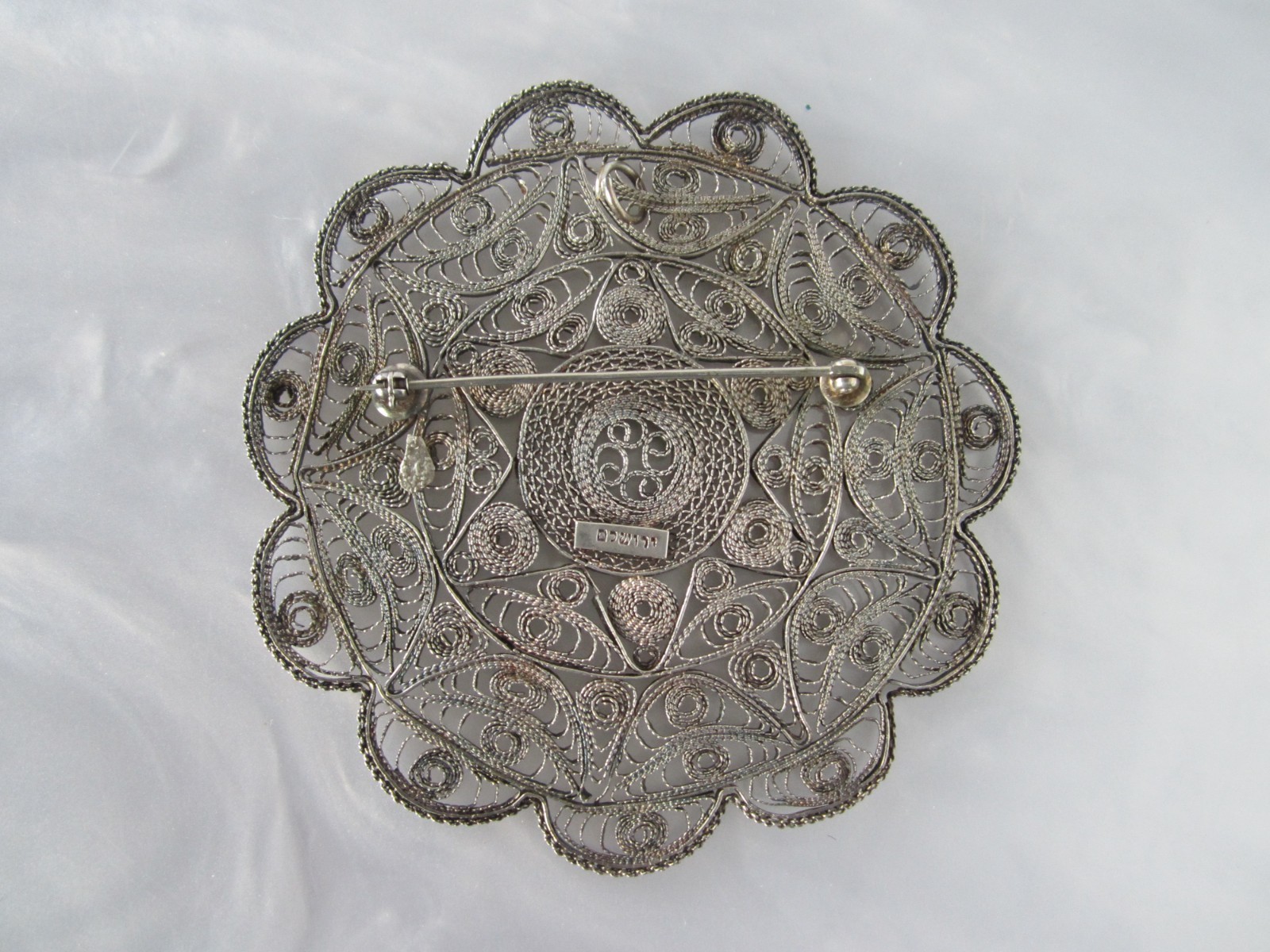 ANTIQUE HALLMARKED JERUSALEM SOLID STERLING SILVE… - image 5