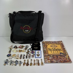 Hard Rock Cafe Traders Carry Pin Bag 31 Pins And More! Johannesburg Indy Vegas