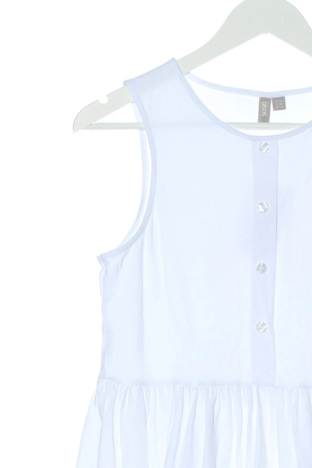 ASOS Vestido tipo blusón Mujeres Vestido Talla EU 38 blanco look casual - Imagen 3 de 4