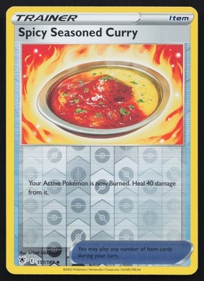 Spicy Seasoned Curry Reverse Holo Uncommon SWSH10: Astral Radiance 151/189 NM