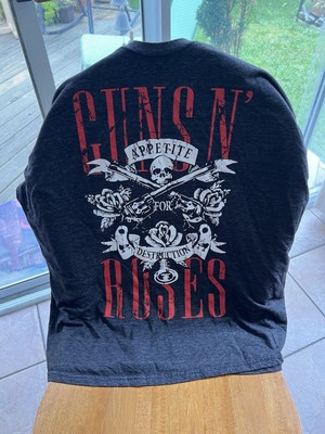 Guns N' Roses Men's T-Shirt Appetite For Destruction Size XXL