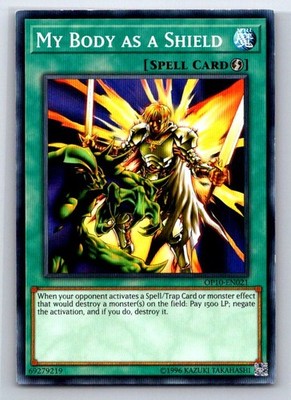 My Body as a Shield OP10-EN021 OTS Tournament Pack 10 Yu-Gi-Oh LP