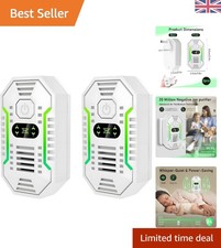 Home Plug-In Air Purifier, Effortless Odor Elimination Negative Ions - 2 Pack UK