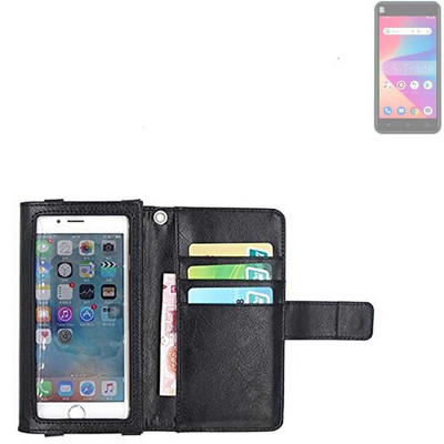 Schutzhülle für BLU Studio X10 2022 Wallet-Case Handyhülle Tasche