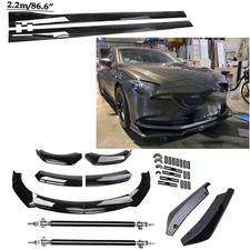 Front Bumper Spoiler Body Kit Side Skirtstrut Rods For Mazda 6 2003-2021
