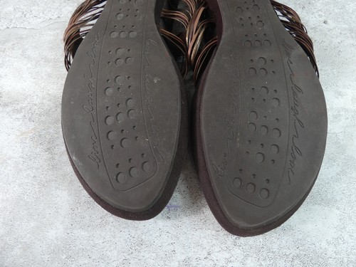 Clarks Artisan Sandalo Donna 11 Marrone Bronzo Tobi Tessuto Zeppa Elegante Comfort - Foto 14 di 19