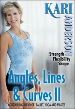 KARI ANDERSON ANGLES LINES & CURVES 2 BALLET WORKOUT FITNESS EXERCISE DVD NEW