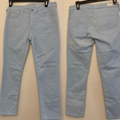 AG Adriano Goldschmied Prima Mid Rise Ankle Cigarette Jeans powder blue 25 - 26