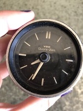 Vintage Vdo Quartz Zeit Dashboard Clock 21433 3.75 - Untested As Is Vs2