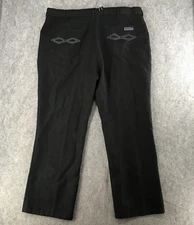 Scandia Woods Pants Mens Size 44 Black Straight Pockets Casual Regular Fit