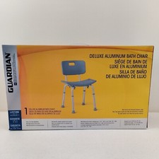 Guardian Deluxe Aluminum Bath Chair with Back