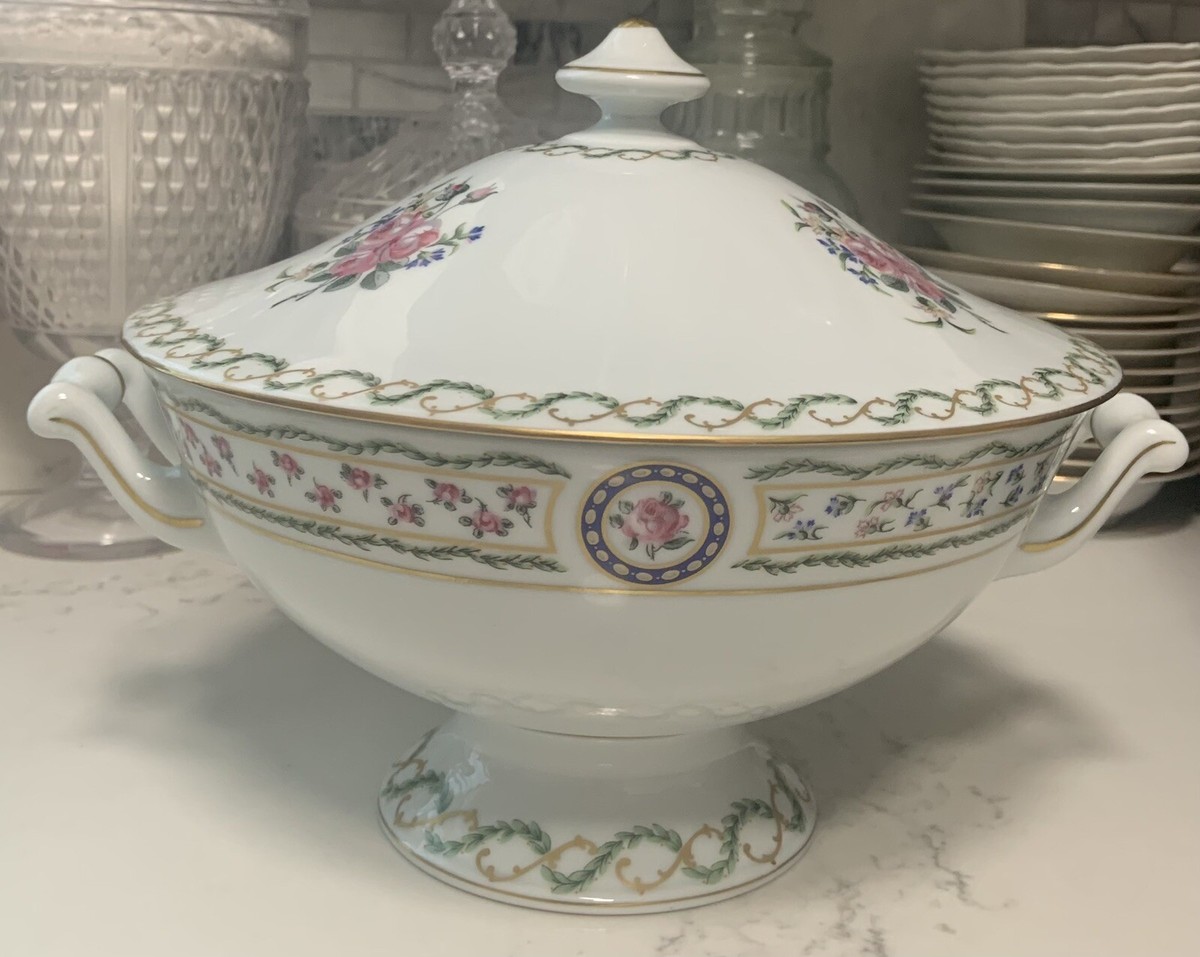 Haviland Limoges Porcelaine LOUVECIENNES Soup Tureen Vegetable 