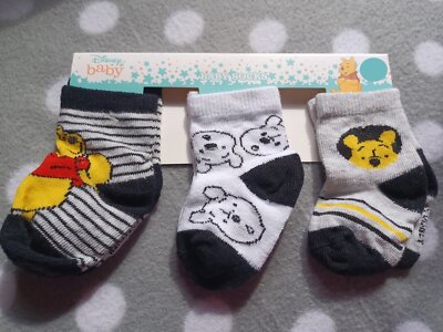 Socken Disney Baby 3er Pack Winnie Puuh Größe 68/74