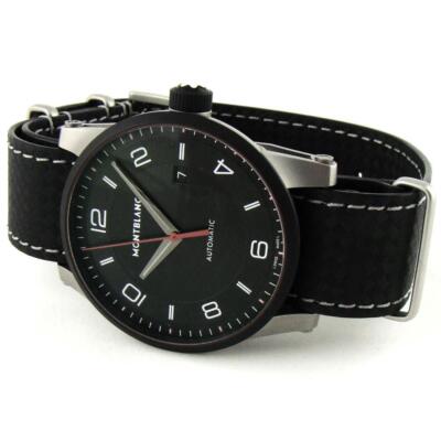 Montblanc TimeWalker Steel DLC Collection Automatic 42mm Watch 114878 MSRP $4500
