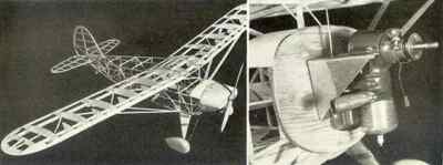 Aeronca Chief 50 Free Flight Powered 54'' Wingspan Airplane Printed Plans