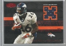 2002 Hot Prospects Red Hot Materials #HMCP Clinton Portis 49/50 (ref42500)