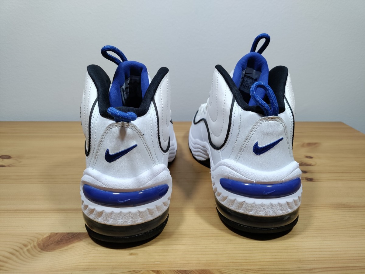 Nike Air Penny 2 Home White Blue Black Basketball Shoes 333886-100 Mens 10.5 Air Penny 2 Home 2016 Men main image 3