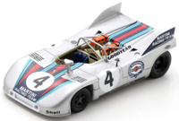 Spark 1:43 Porsche A.S.S Neu 908-3 1000Km NüRburgring 1971 #4 Van Lennep Martini