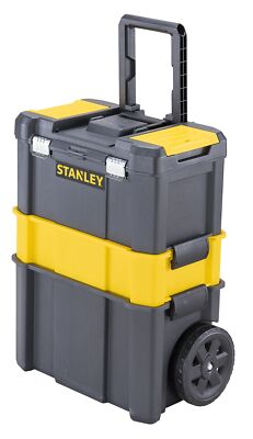 Stanley Essential Rolling Workshop Toolbox, 3 Ebenen stapelbare Einheiten, STST1-80151