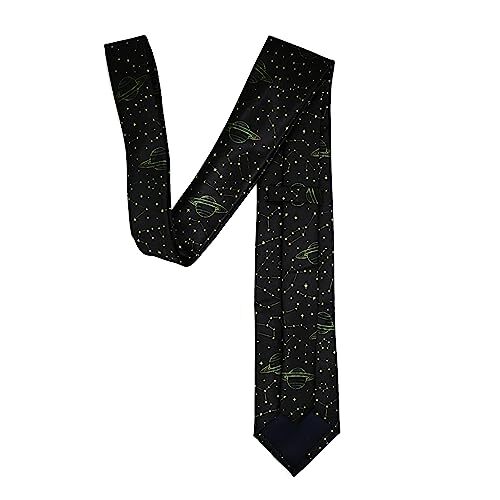 Funny Tie For Men Boys, Novelty Skinny Men’s Necktie Fashion Narrow Wide Space - Picture 2 of 6