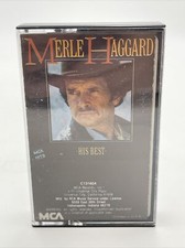 His Best Cassette Tape by Merle Haggard and MCA Records Vintage 1985