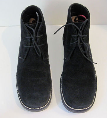 Cole Haan Black Suede Lace-Up Chukka Boots s-l400.jpg main image 4