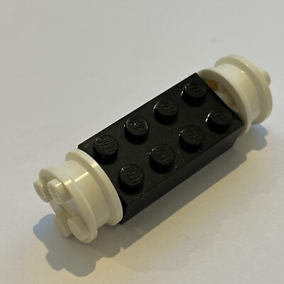 Lego 1 x Komplette Achse Weißes  Rad 4180c03 4147 4135