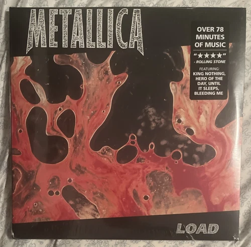 METALLICA LOAD 2L P REISSUED BLACK VINYL NEW AND SEALED
