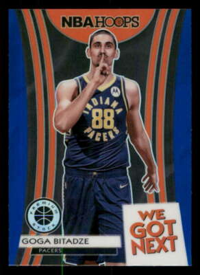 2019-20 Hoops Premium Stock Retail We Got Next Blue Goga Bitadze #12 Pacers
