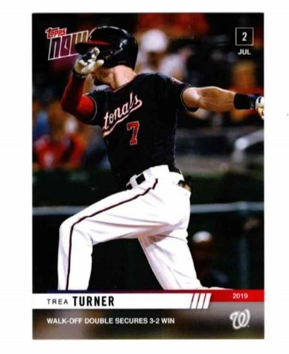 2019 Topps Now 466 Trea Turner